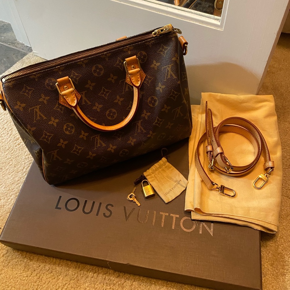 Louis Vuitton Speedy with Strap size 30